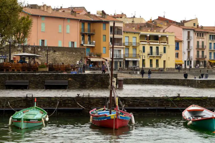 the harbor in Collioure.